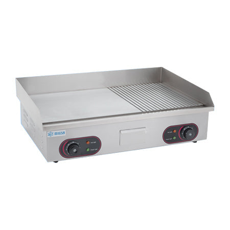 Plancha grill mitad lisa y mitad acanalada Marca Migsa Modelo BN-822B freeshipping - Innova FoodService