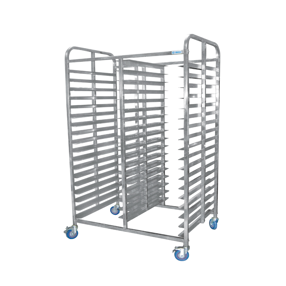 Carro porta charolas doble (espiguero) Marca Migsa Modelo BN-T07 freeshipping - Innova FoodService