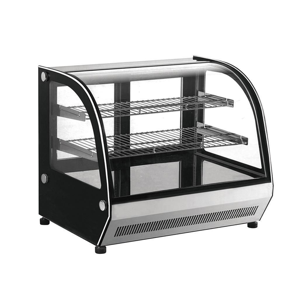Vitrina exhibidora con cristal curvo marca MIGSA modelo GN-1200CT freeshipping - Innova FoodService