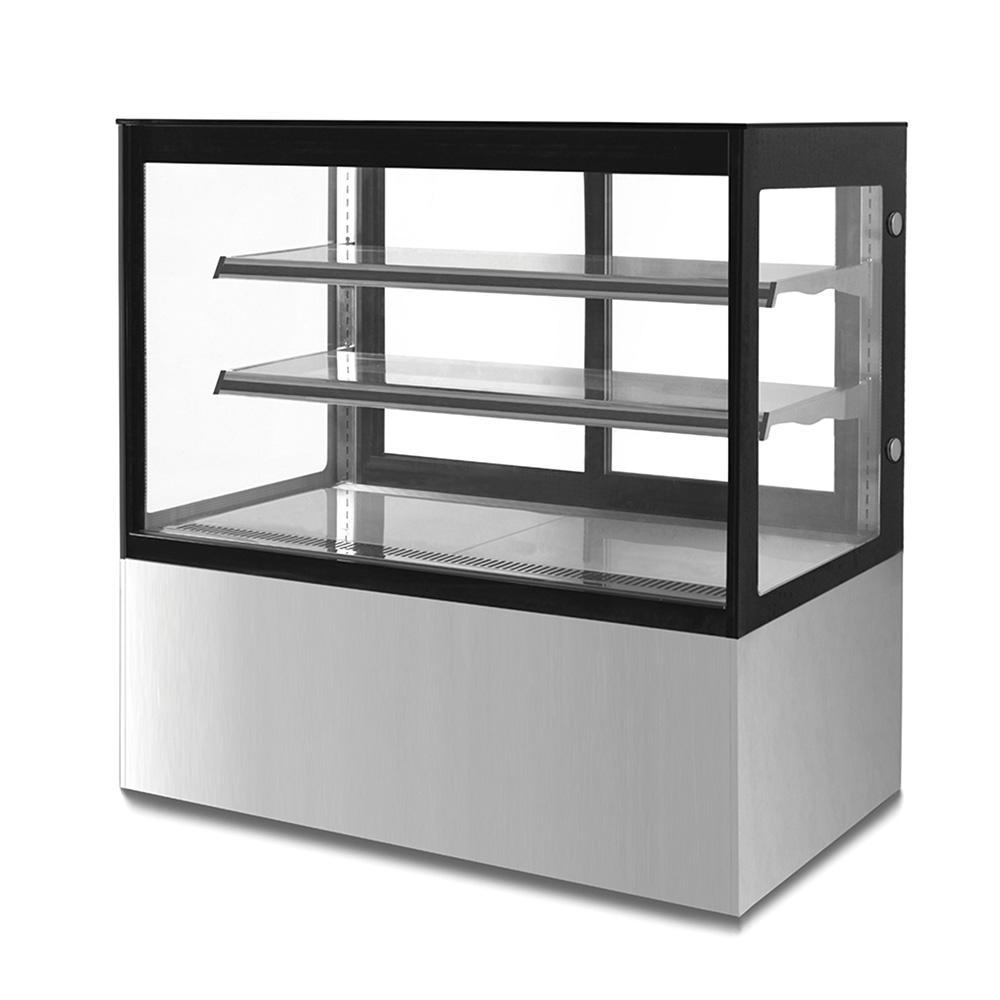 Vitrina exhibidora cristal recto, capacidad de 530 litros Marca Migsa Modelo GN-1200R2 freeshipping - Innova FoodService