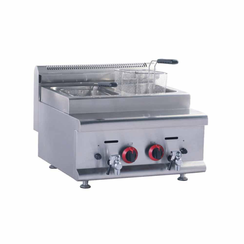 Freidora modular de 2 tinas a gas Marca Migsa Modelo HGR-608 freeshipping - Innova FoodService