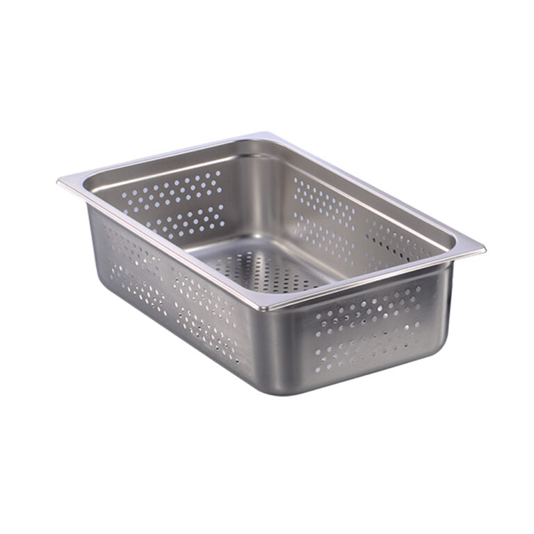 Inserto GN medio perforado en acero inoxidable Marca Migsa Modelo IP2MEDIO-10P freeshipping - Innova FoodService
