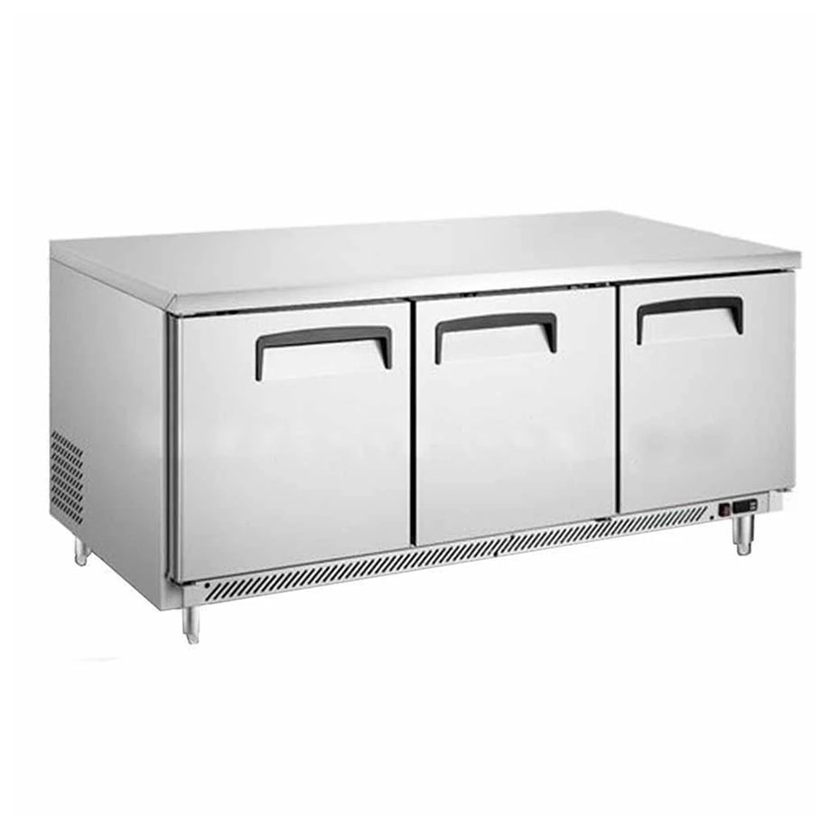 Mesa fría congelada de 3 puertas de 530 lts. Marca Migsa Modelo UC-72F-3 freeshipping - Innova FoodService