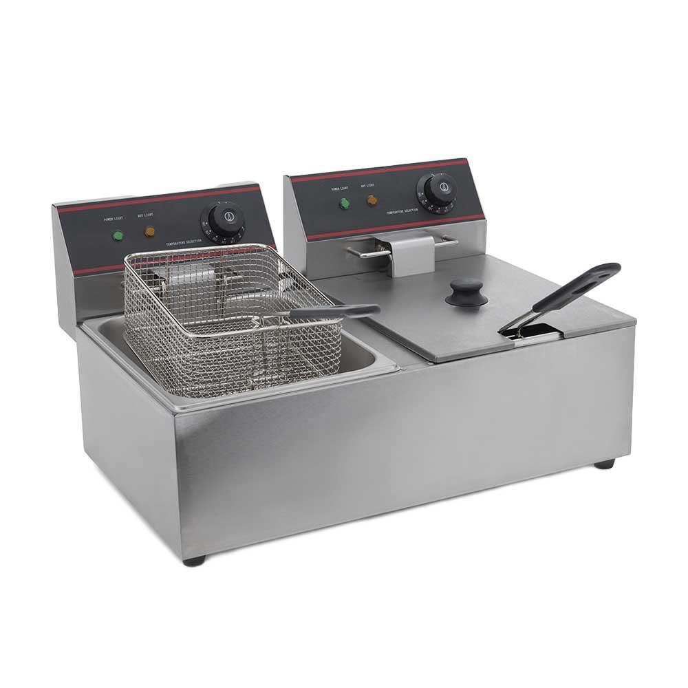 Freidora eléctrica Marca Migsa Modelo CKEF2LTS4 freeshipping - Innova FoodService