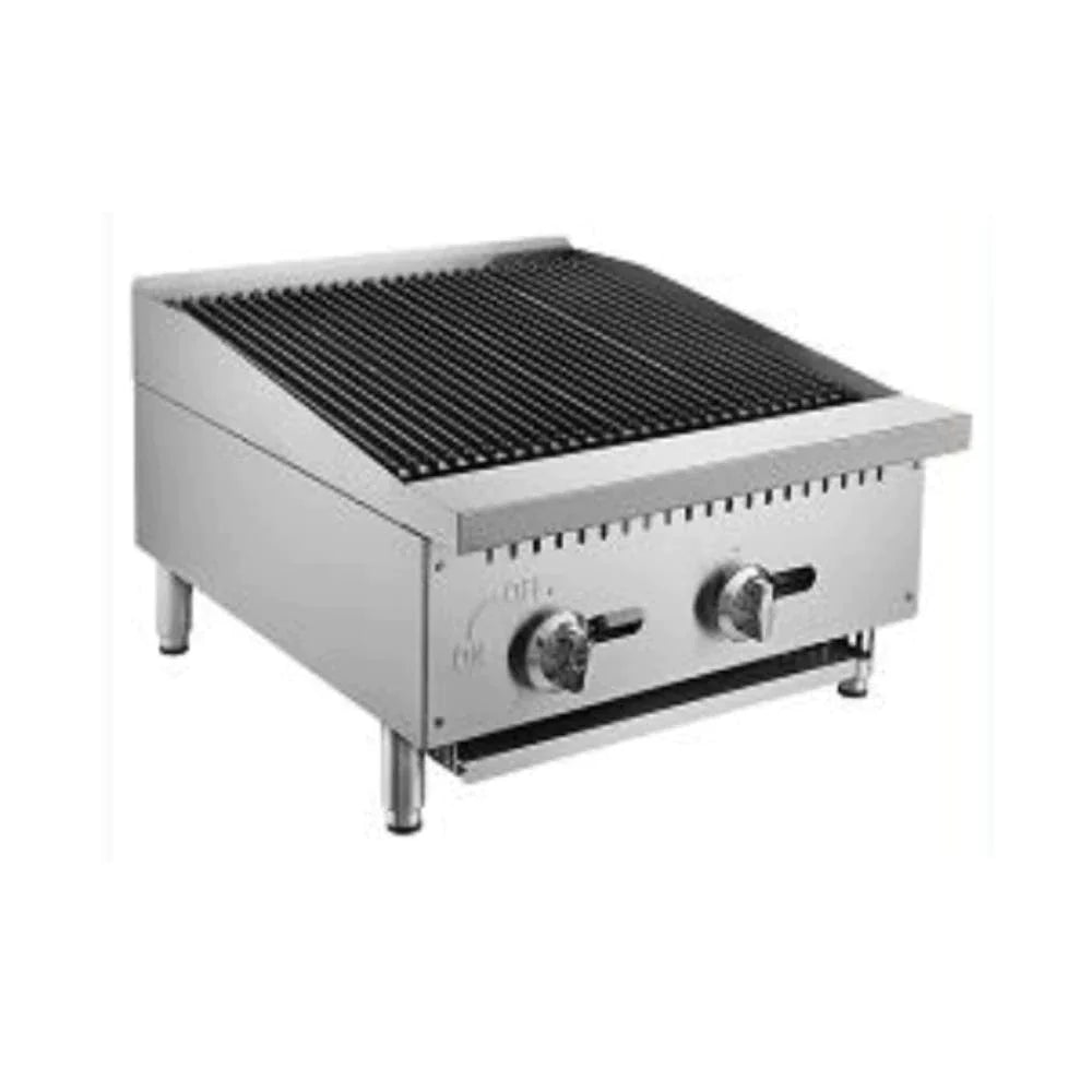 Asador radiante a gas de 2 quemadores Migsa Modelo RFS-24-MG