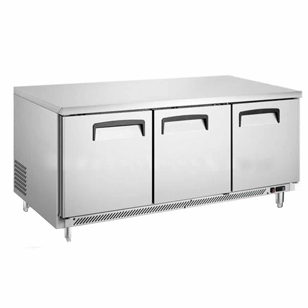 Mesa fría refrigerada de 3 puertas de 530 lts Marca Migsa Modelo UC-72C-3 freeshipping - Innova FoodService