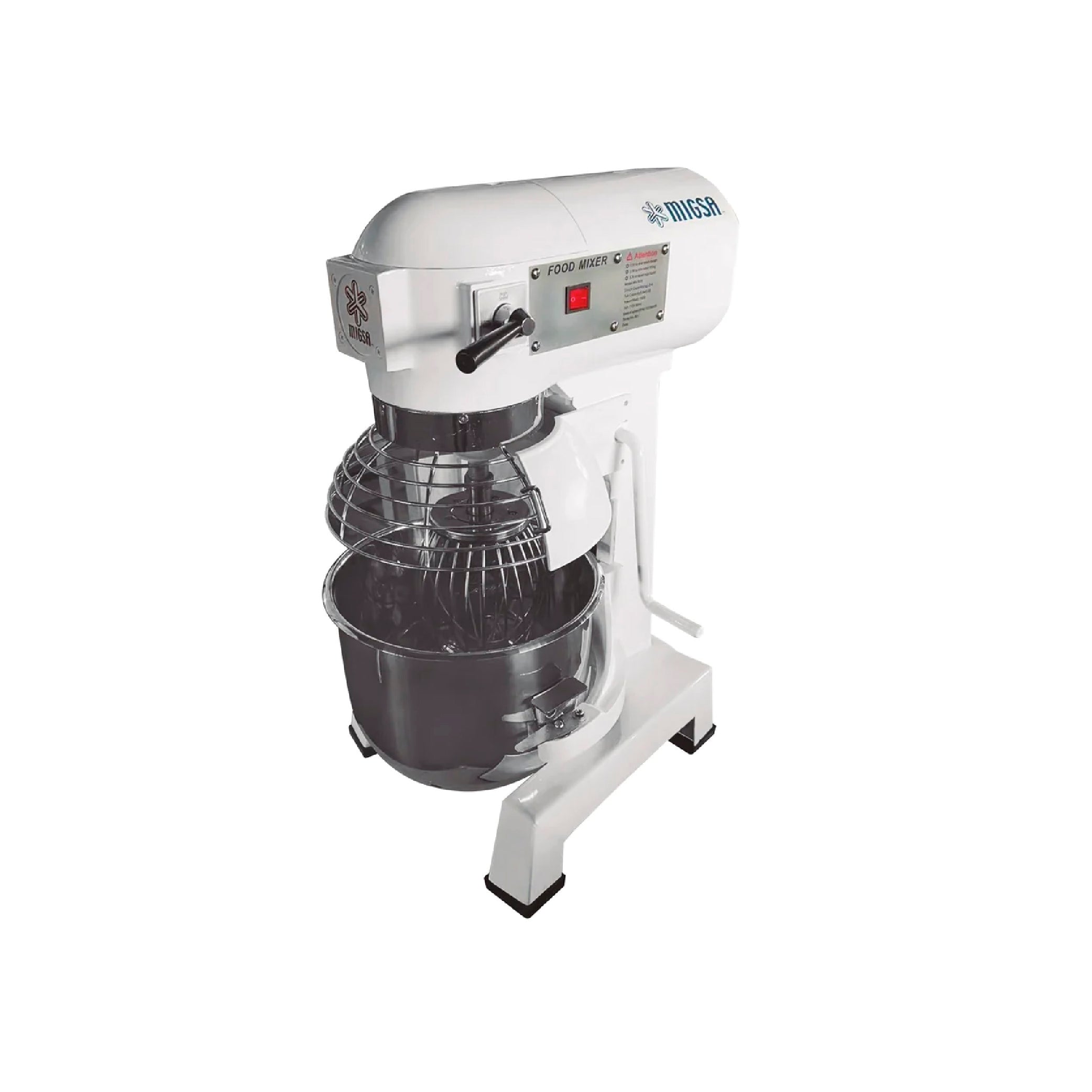 Batidora comercial planetaria con tazón de 20 litros  Migsa Modelo B20