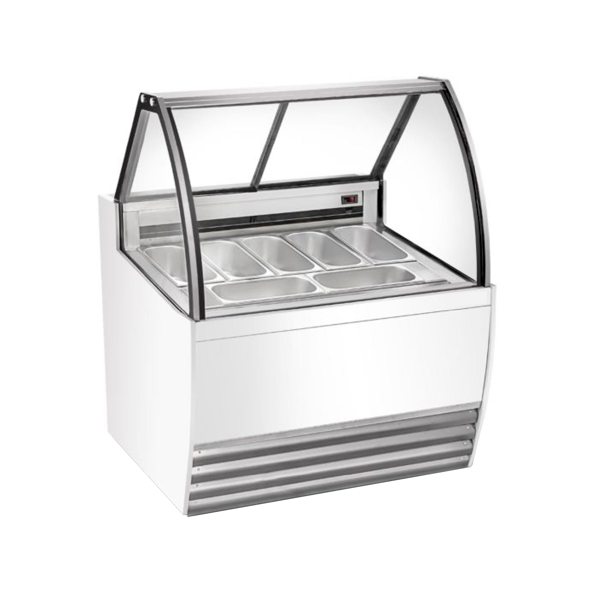 Vitrina exhibidora de helados de 7 insertos Migsa Modelo DW-7